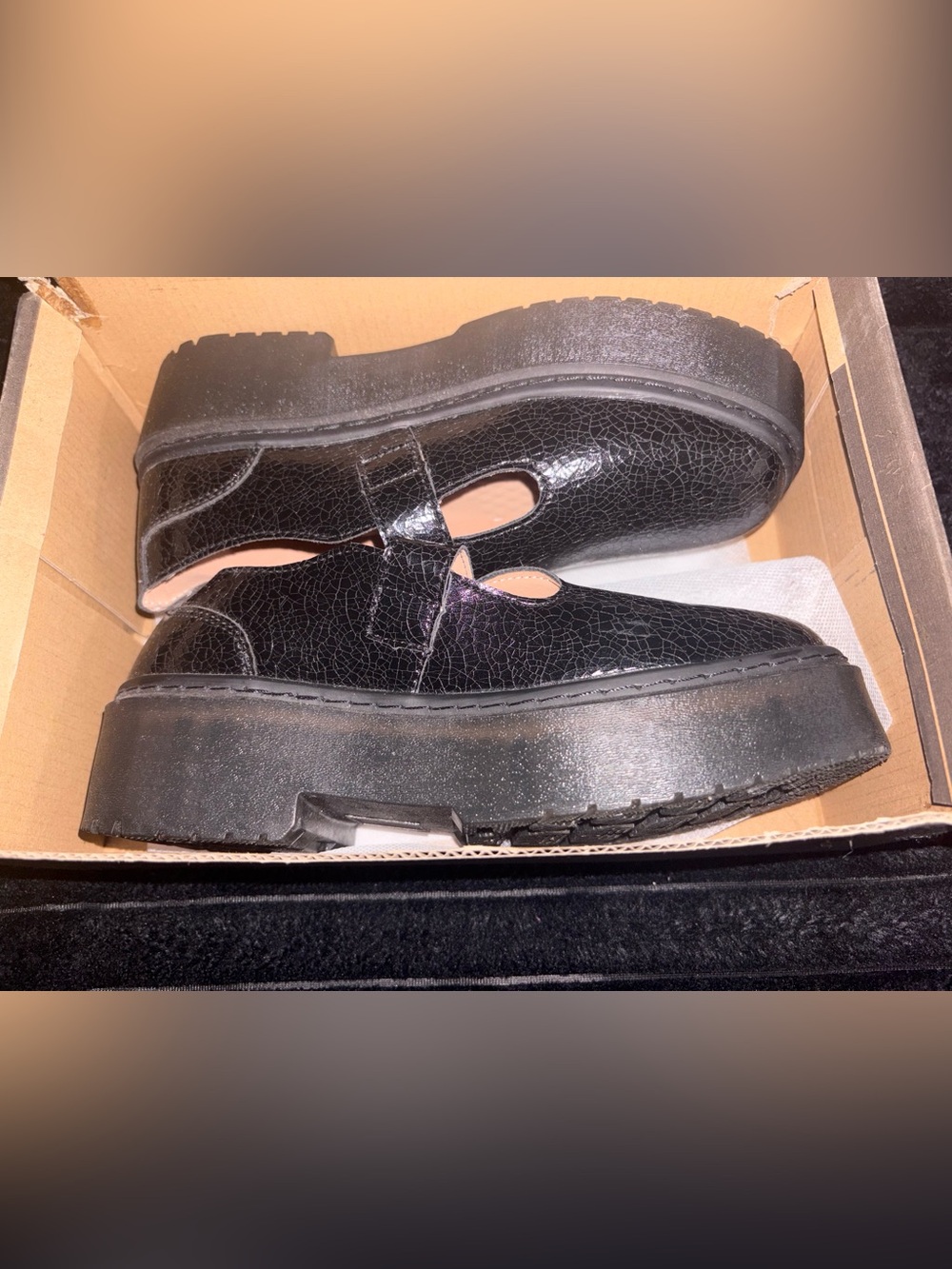 Women’s Black Mary Jane Platform Shoes